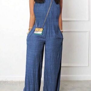 SHEIN Blue Jumpsuit